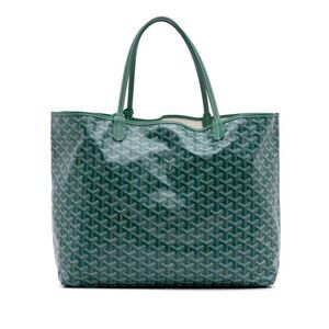 Pre Loved goyard Women Green Tote Bags
